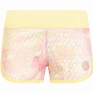 Sua Tech 2in1 Shorts Damen  Gelb Rosa