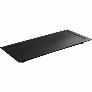 Vassoio di cortesia per bollitore elettrico Como JVD 295x15x2 cm LxLxH nero rettangolare