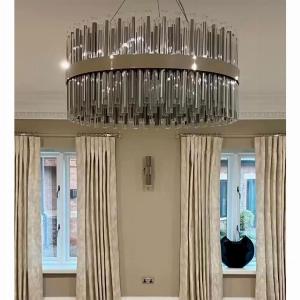 Luxury Nickel Glass Chandelier Now 990 Previously 1200 Save 18