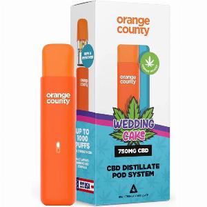 Wedding Cake 750mg  1ml Rechargeable CBD Vape Pen