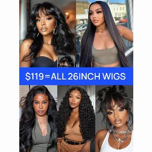 40 Off All 26Inch Wigs Nadula Sale on 13x4 7x5 Glueless Styles