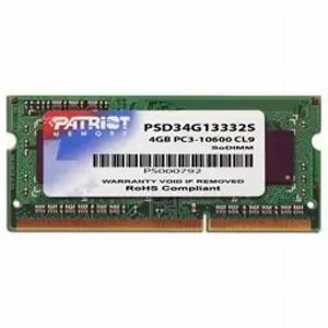 Memoria SODIMM Patriot 4GB DDR3 1333 MHz ora a 1330  sconto 11