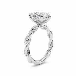 Get 20 Off ChiraTan Lab Grown Diamond Engagement Ring in 10K White Gold