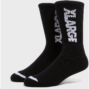 Chaussettes XLARGE Logo Standard Noires avant 25  maintenant 18