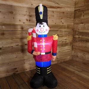 Get 23 Off 12M LightUp Inflatable Toy Soldier with Candy Cane