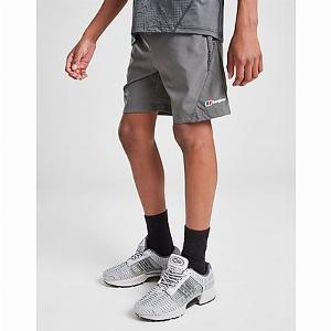 Berghaus All Over Print Grid Shorts Junior Grey