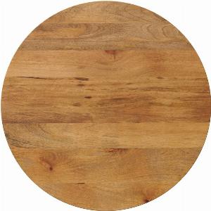 Dessus de table Ø 80x25 cm rond bois de manguier massif
