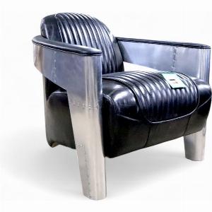 Enjoy 70 Off Vintage Black Leather Aviator Armchair for Your Den