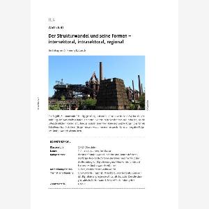 Unterrichtsmaterialien zum Strukturwandel und seinen Ausprägungen