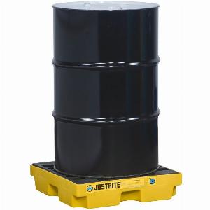 Bac plat en PE Justrite 1 x 200 l jaune 45 l prix réduit à 13440