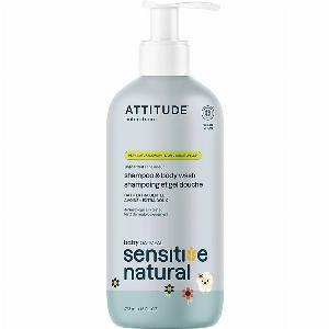 Attitude Oatmeal Sensitive Natural Baby Care Shampooing Gel Netto