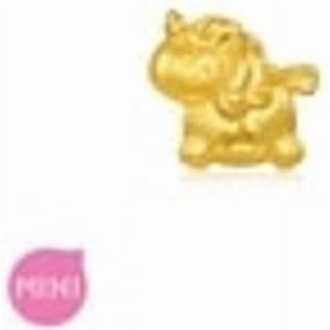 Fantasy 999 Gold Unicorn Charm