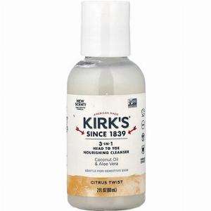 Kirks Nettoyant nourrissant 3en1 de la tête aux pieds Citrus Twist 60 ml