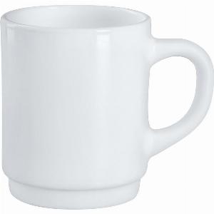 Profitez de 10  de réduction sur le lot de 6 mugs Arcoroc blancs