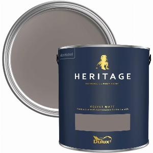 Dulux Heritage Velvet Matt Paint 1L Mud Lark High Quality Matt Emulsion Paint