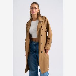 Urban Bliss Camel Trench Coat  ML