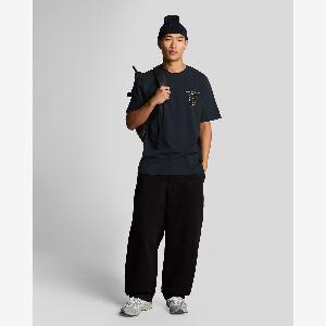 Lyle  Scott Mens Lyle Athletic Graphic TShirt in Dark Navy