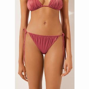 Calzedonia Bas de Maillot Brésilien à Lanières Shiny Satin Femme Taille S