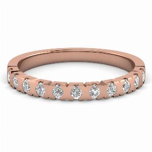 Enjoy 30 Off on 18K Rose Gold MOH Diamond Wedding Rings 043 Ct