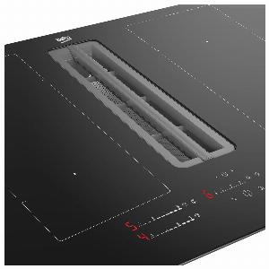 Beko HIXI84700UP 82cm 4 Zone Induction Hob with Integrated Vented Extr