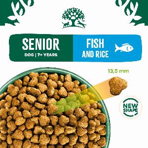 Senior Fish  Rice Dry Dog Food  12kg