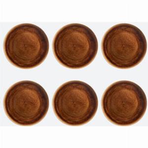 Assiettes creuses  élégante vaisselle en faïence aux couleurs automnales