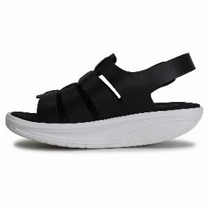 MBT Ran Leather Womens Comfort Sandals  Black  SizeUK 65