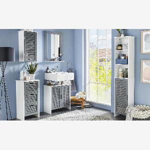 Spiegel mit Ablage  Nisser  grau  HolzwerkstoffGlas  Maße cm B 50 H 70 T 120 Dekoration  Spiegel  Sconto