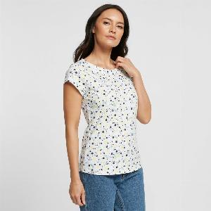 Peter Storm Womens Ditsy Print Short Sleeved Tee  Cream Cream