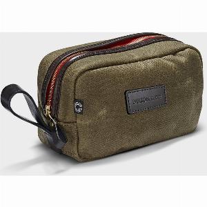 Croots Vintage Canvas Wash Bag  Kulturbeutel  Olive
