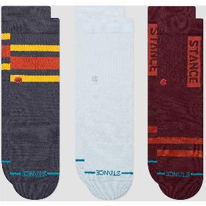 Pack de 3 Chaussettes Crew Enfants Stance Icon vert 2195  12