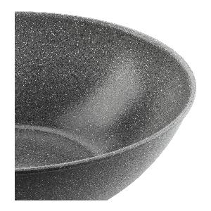 BALLARINI Salina Wok 30 cm alluminio Rivestimento antiaderente con base dura al Titanio senza Pfas