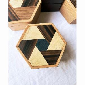 Enjoy 12 Discount on Hex Woodwork Box  Design 3