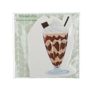 12 tovaglioli di carta per gelato al cioccolato ora a 079