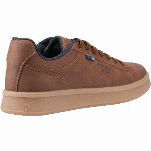 Enjoy 24 Discount on Jack  Jones Haven Cognac Polyurethane Trainers