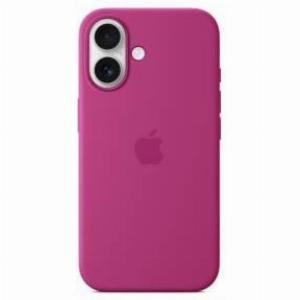 Apple iphone 16 silicone case magsafe fucsia myy53zma
