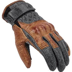 Spirit Motors Spirit Motors Sonja Befine Damen Lederhandschuh kurz grau W6 Damengrau6  Motorradbekleidung  Damen Motorradbekleidung