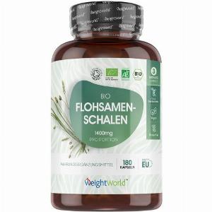 Flohsamenschalen Kapseln 1400 mg 180 Kapseln  Ballaststoffe für die Verdauung