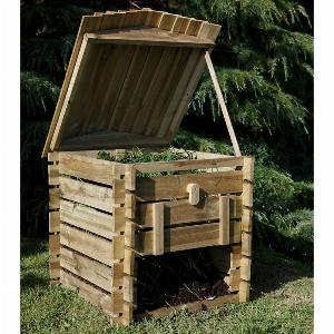 Forest Beehive Wooden Compost Bin 25x26 074x074m
