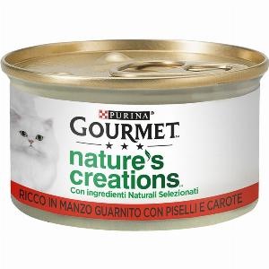 Creazioni Gourmet Naturali Manzo con Piselli e Carote  Purina 85g ora 086