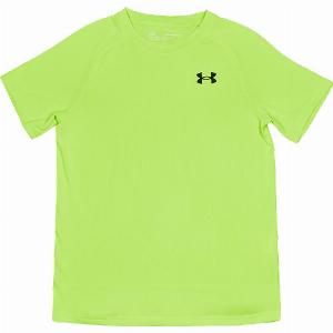 Under Armour Tech 20 Kids TShirts  Green  Size 8  10 years  Poly Jersey