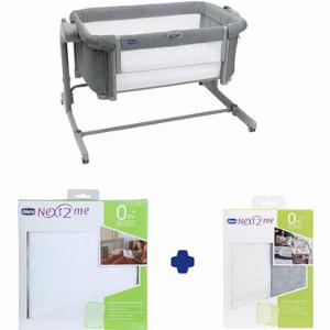 Chicco Next2Me Magic Evo Starter Bundle in Dark Grey