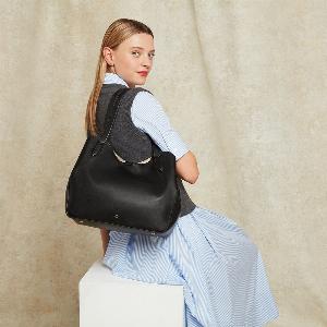 Black Leather Jordan Shoulder Bag Black Leather Jordan Shoulder Bag