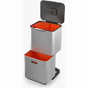 Enjoy 20 Discount on Joseph Joseph Totem Max 60L Stainless Steel Bin
