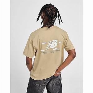 Enjoy 71 Discount on Mens New Balance Cloud TShirt in Brown