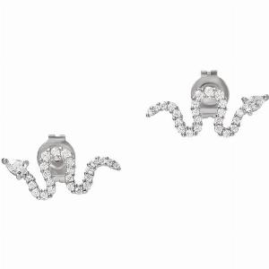 Emporio Armani Womens Silver Sterling Silver Earring EG3612040