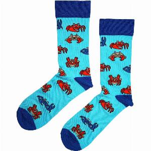 Save the Crabs Bamboo Socks UK Adult 711
