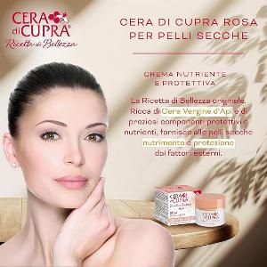 Cera di Cupra Crema Rosa per pelli secche in vaso 50ml