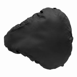 Promotional RPET saddle cover Florence  black  branded with your logo
