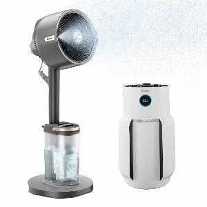 Shark FlexBreeze Pro Mist and NeverChange5 Air Purifier MAX Home Bundle
